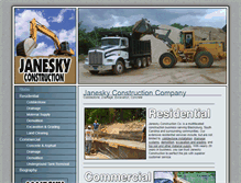 Tablet Screenshot of janeskyconstruction.com
